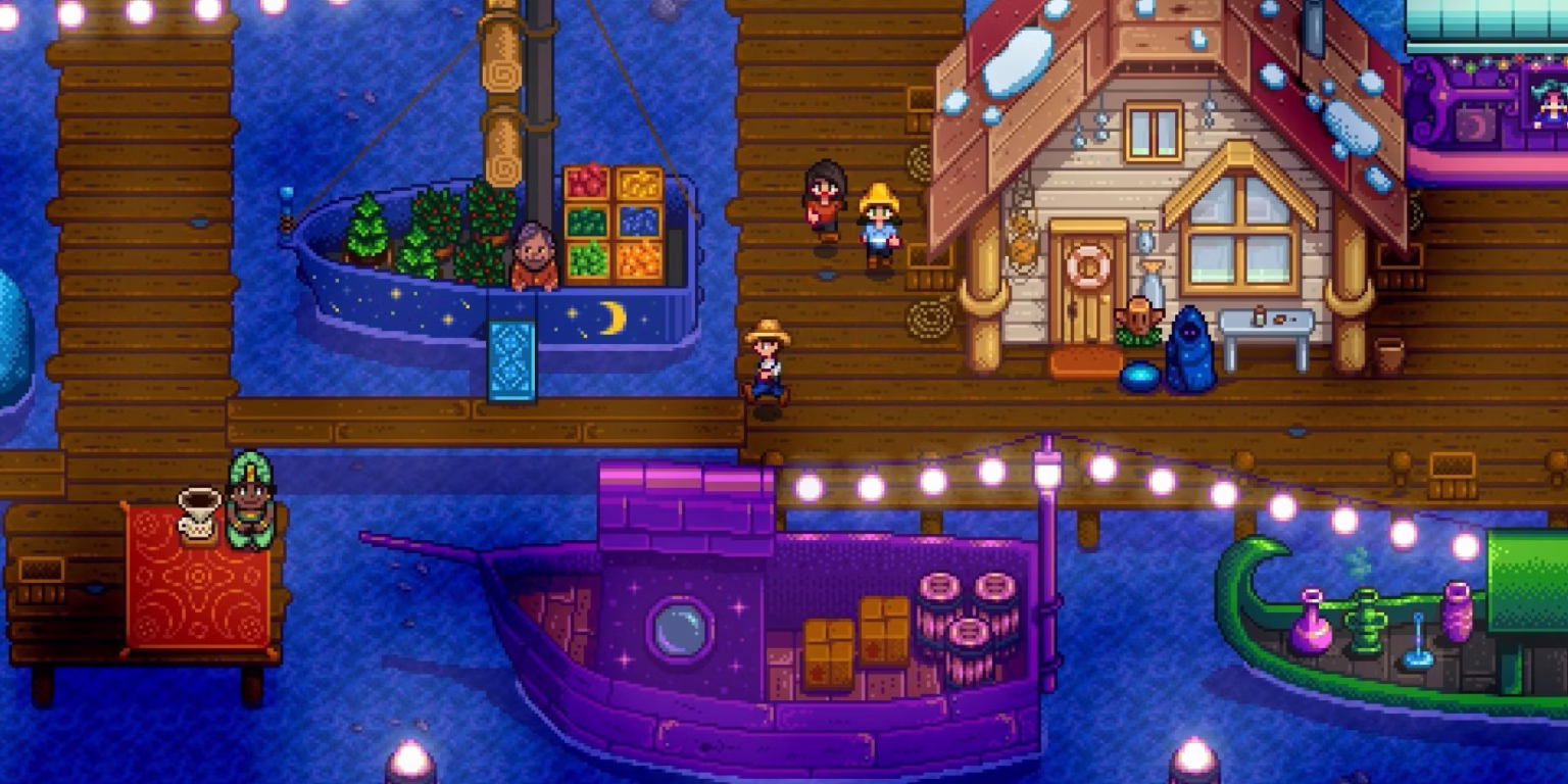 stardew valley night market screenshot -